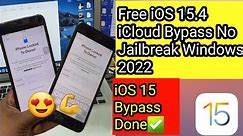 New iOS 15.4 iCloud Bypass No Jailbreak Windows iOS 15 Passcode Disabled iCloud Bypass 2022