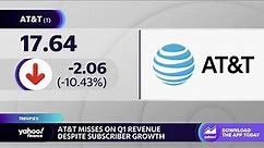 AT&T stock moves lower following revenue miss amid subscriber growth
