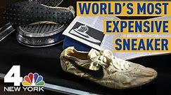 World's Most Expensive Sneakers: Nike 'Moon Shoes,' Rare Yeezys Up For Auction | NBC New York