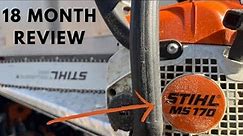 Long Term Review (18 months) Stihl MS 170 chainsaw