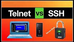 Telnet vs SSH - Difference Explained