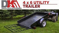 DK2 Trailers | 4 ft. x 6 ft. Utility Trailer
