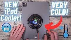 TEESSO 30W iPad Cooler! Cool Your iPad While Gaming! RGB LED + Cooling Fan for iPad!