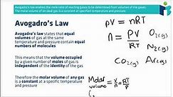 Avogadro's Law - IB Chemistry Revision Notes