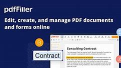 Write Signed Computer Repair Contract Template and edit PDF online easily | pdfFiller