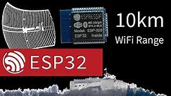 ESP32 WiFi Range Testing - 10km using Directional Antenna