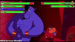 Aladdin (1992) Final Battle with healthbars