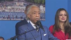 Rev. Al Sharpton leads service on Martin Luther King Day