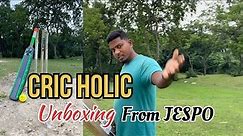 Cric-Holic Powered By JESPO Unboxing PVC Cricket Bat .
