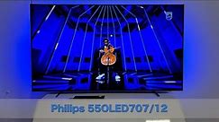 Philips 55OLED707/12 kicsomagolás és bemutató