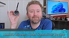EASY WAY TO CONNECT LAPTOP TO TV - AIMIBO Wireless HDMI Transmitter Review
