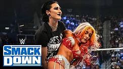 Zelina Vega repels a sneak attack by Rhea Ripley: SmackDown highlights, April 28, 2023