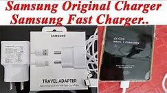 Samsung Original Fast Charger Unboxing | Samsung Original Fast C Type Cable |15Watt | A to C Type