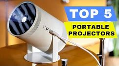 Top 5 Best Portable Projector 2024 Review - Mini Smart Laser Projector 4K (All Budget / Comparison)