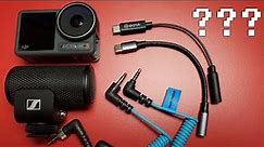 USB-C to 3.5mm Mic Adapters - DJI Osmo Action 3 & Action 4 Owners watch THIS for better audio!