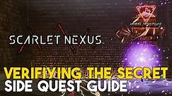 Scarlet Nexus Verfiying The Secret Side Quest Guide