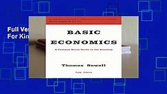 Full Version  Basic Economics  For Kindle