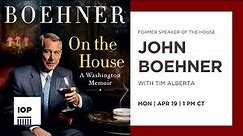 Former Speaker of the House John Boehner