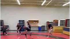 Troop MMA - Coach Mitch teaching basic wrestling stance,...