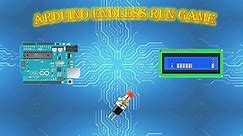 Arduino Endless Run Game Using LCD Display & Arduino By Technoesolution | Arduino Project