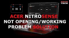 NitroSense Not Working/Opening for Acer 2020 Model | Acer Nitro 5 Ryzen 7 4800H