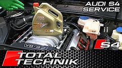 How to Service Your Audi S4 - 4.2 V8 - B6 B7 (2003-2008) - TOTAL TECHNIK