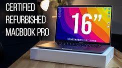 Apple Refurbished MacBook Pro 16" Unboxing - Better Than Buying New?