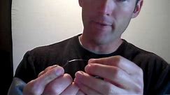 How To Tie On a Fish Hook In 20 Seconds - (3 Simple Steps) - How to tie a fishing knot
