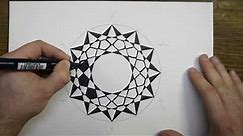 Creating a Stunning Geometric Drawing: A Step-by-Step Guide 2023 №1