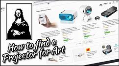 How to find a Projector for Art ■ Tracing Masterpieces