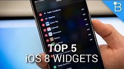 Top 5 iOS 8 Widgets