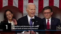 7 moments from Biden's State of the Union