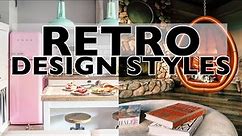 RETRO Interior Design style! How we see these retro vibes recycled in today's hottest trends!