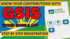 GSIS TOUCH MOBILE APP | STEP BY STEP REGISTRATION