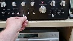 Sansui AU-7700 Integrated Amplifier Fully Restored demo The Cars Let's Go