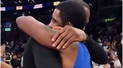 NBA - Stars Embrace 🌟 LBJ, Luka and Kyrie share postgame...
