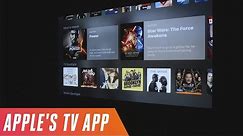 New Apple TV app first look
