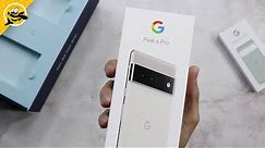Google Pixel 6 Pro CLOUDY WHITE - Unboxing & Official Case!