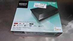 Sony BDP-S1100 Blu-ray Media Player Unboxing