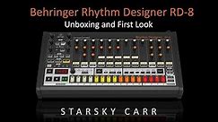 Behringer RD-8 Unboxing and First Look: build quality, sounds and programming a quick beat