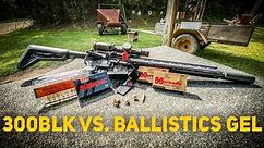 300BLK Vs. Ballistics Gel - SUPER HIGH SPEED CAMERA!