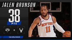 Jalen Brunson's 38 PTS lead the Knicks to a Christmas Day win over the Bucks 🎁 | NBA on ESPN