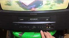 Toshiba 19 Inch TV VCR Combo Player Model MV19K1R For Sale