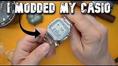The SKXMOD Full Metal Mod Kit for your CASIO World timer AE-1200/1300 & DW-291H