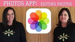 iPhone / iPad Photos App: Editing Photos & Video