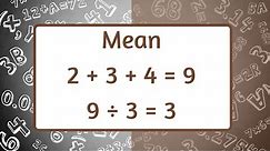 How to Calculate the Mean