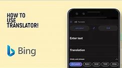 How to use Translator in Bing AI [EASY]