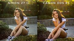 Nikon Z7 II VS Canon EOS R5 CAMERA COMPARISON | R5 Still Wins!