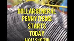 Run 🏃🏽‍♀️ 🏃‍♂️ 🏃🏽 penny deal days starts today Tues. Nov 21st at dollar general stores check for summer, green dot home, lawn & garden, back 2 school stationary and more!!! #couponqueen #couponshopping #clearancesales #clearancefinds #clearance #dollargeneralcouponer #couponcommunity #dollargeneralcouponing #dollargeneralhaul #dollargeneralclearance #pennychallenge | Tamara Miller