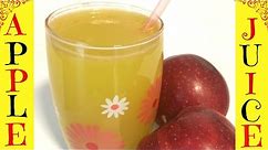How to Make Fresh Apple Juice | Homemade Apple Juice